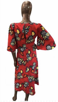 Traffic People - Multicolored Midi Dress