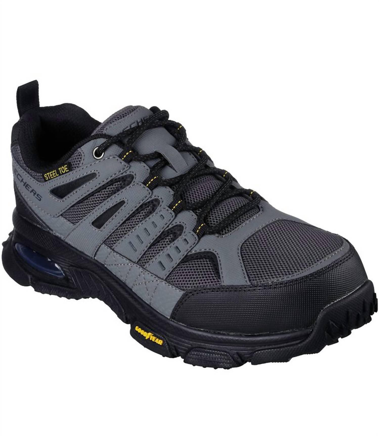 Skechers Men's Skech Air Envoy Shoes in grey black - men's sneaker