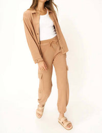 Project Social T - Nydia Snap Front Collared Jacket