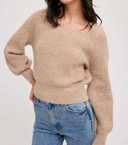 Bluivy - SQUARE NECK SWEATER PULLOVER