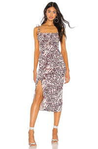 Free People - Show Stopper Printed Sleeveless Midi Dress