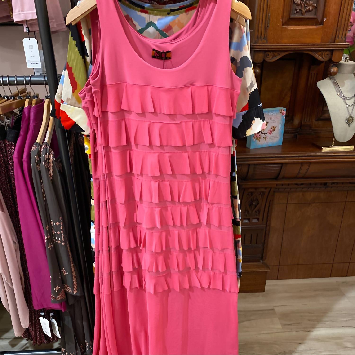 Isle By Melis Kozan - Women's Mesh Maxi Cha Cha Dress
