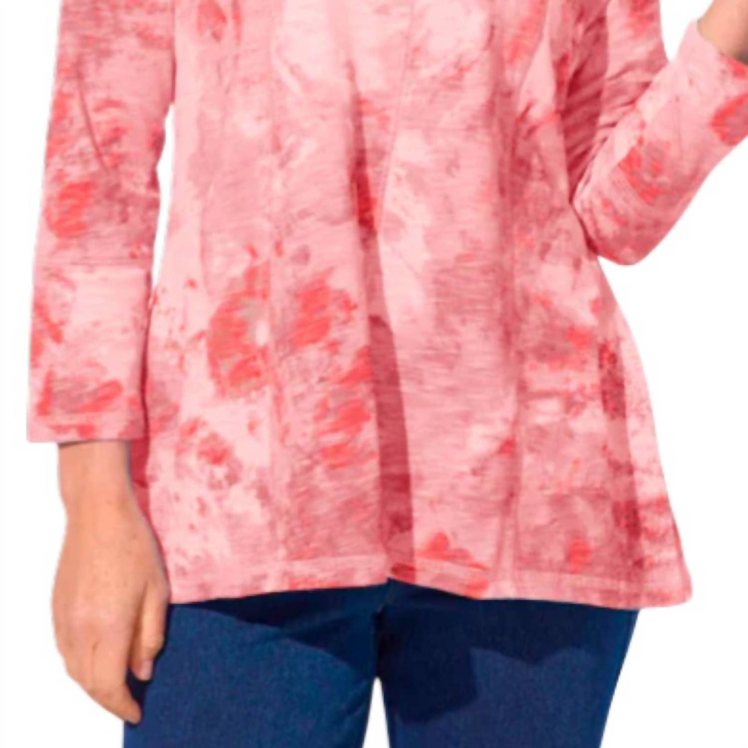 Escape By Habitat - Mineral Cotton Slub Freedom V-neck Top