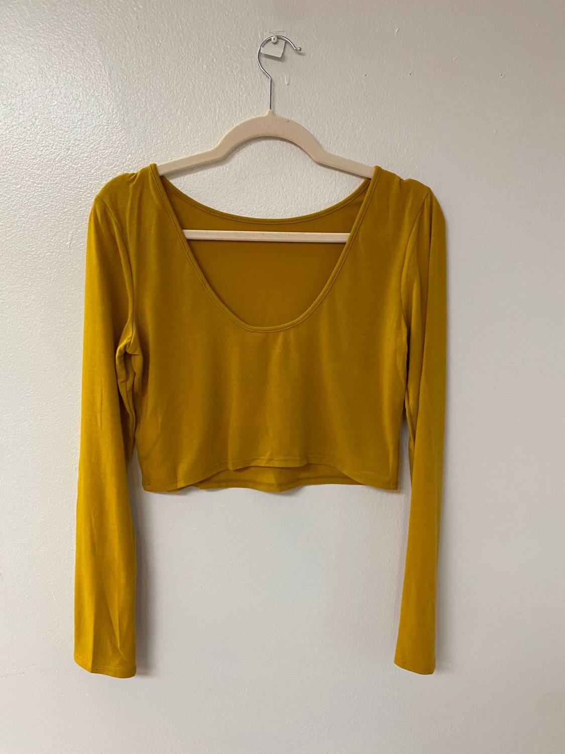 Peach Love - Long Sleeve Crop Top