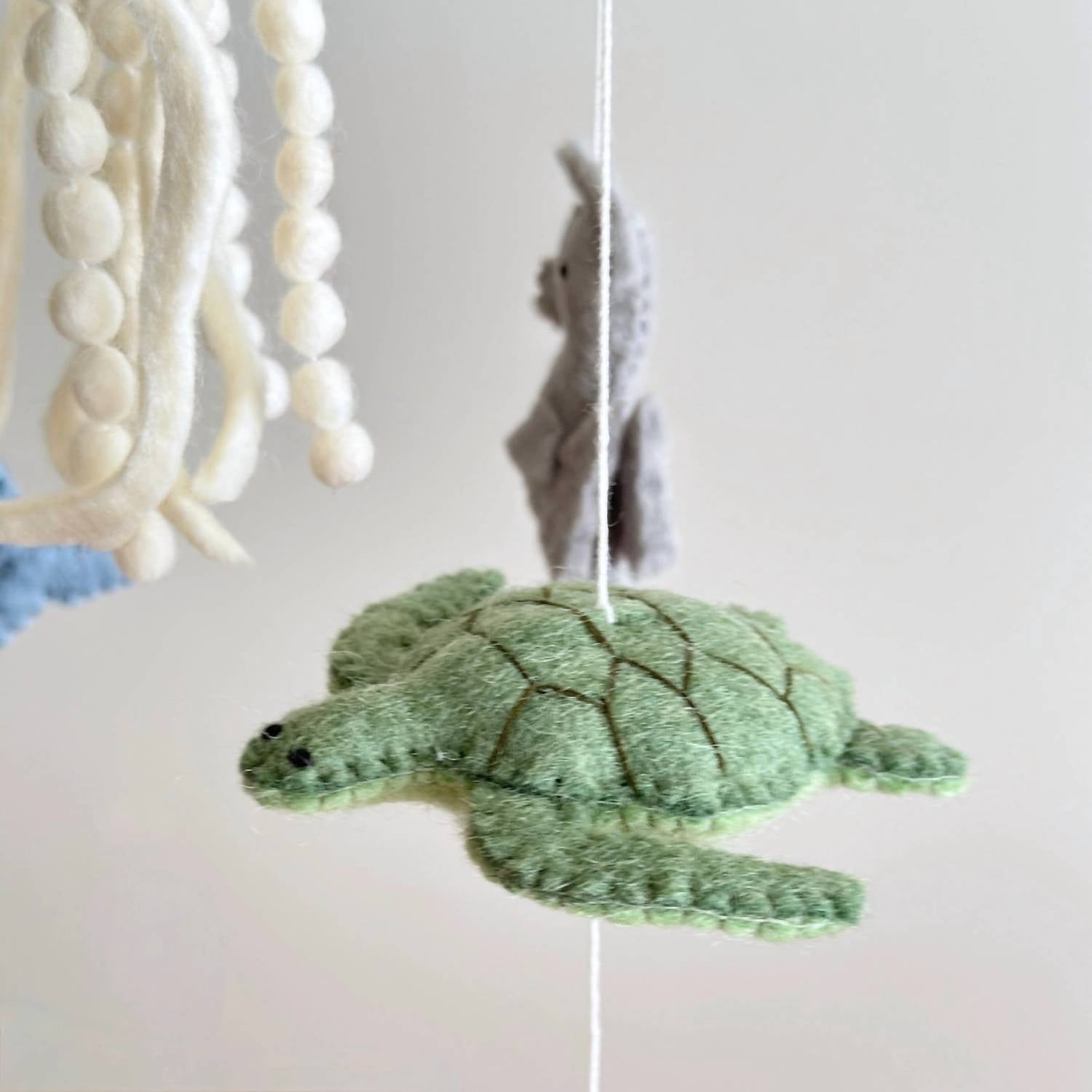 Ganapati Crafts - Kid's Felt Baby Mobile - Jellyfish