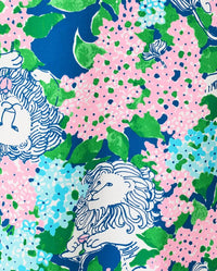 Lilly Pulitzer NADINE UPF 50+ DRESS in starlight navy lydia the lion - women's dress - view 6