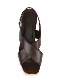 Vince - Clementina Leather Espardrille Platform Sandals