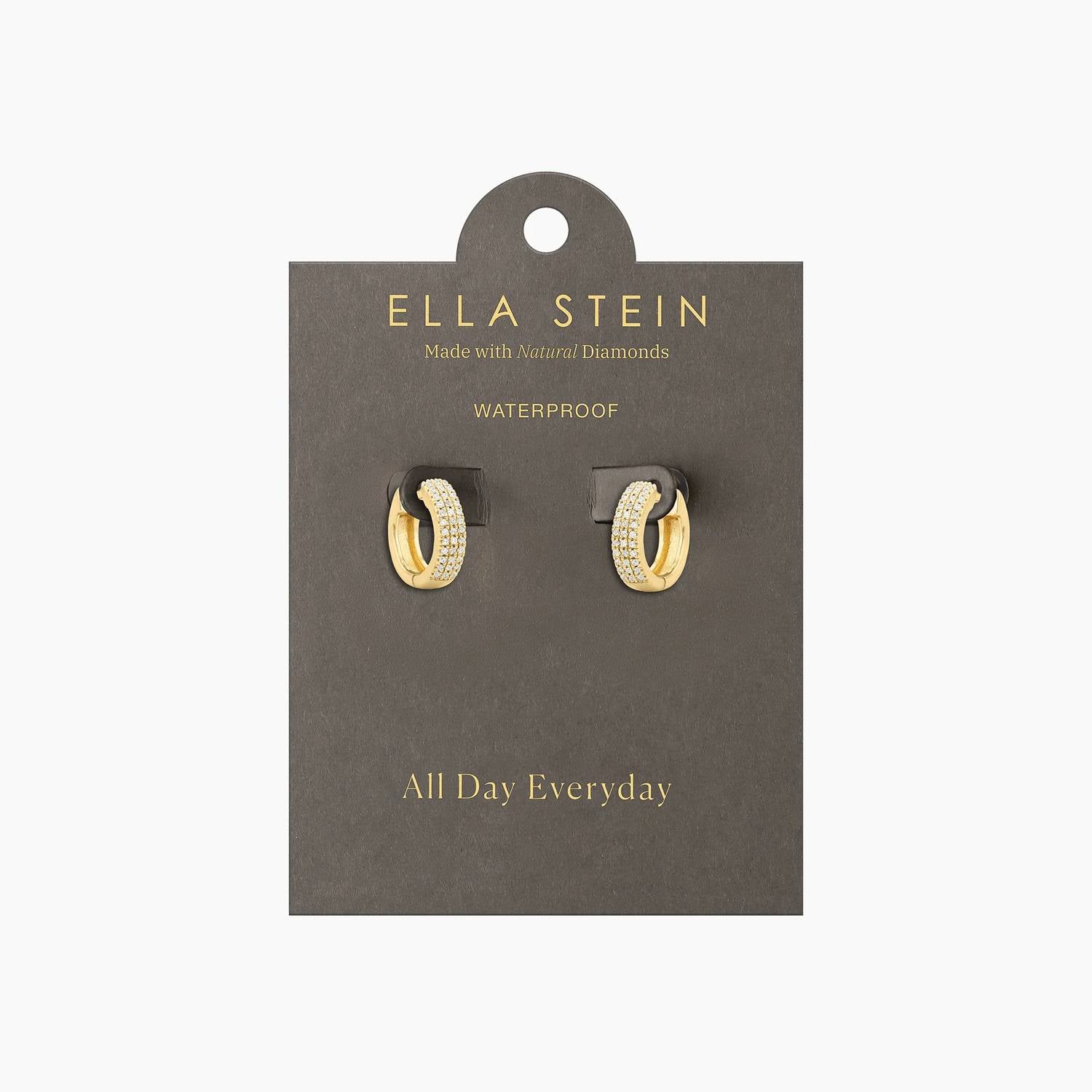 Ella Stein - Women's Three Ways To Shine Huggie Earrings