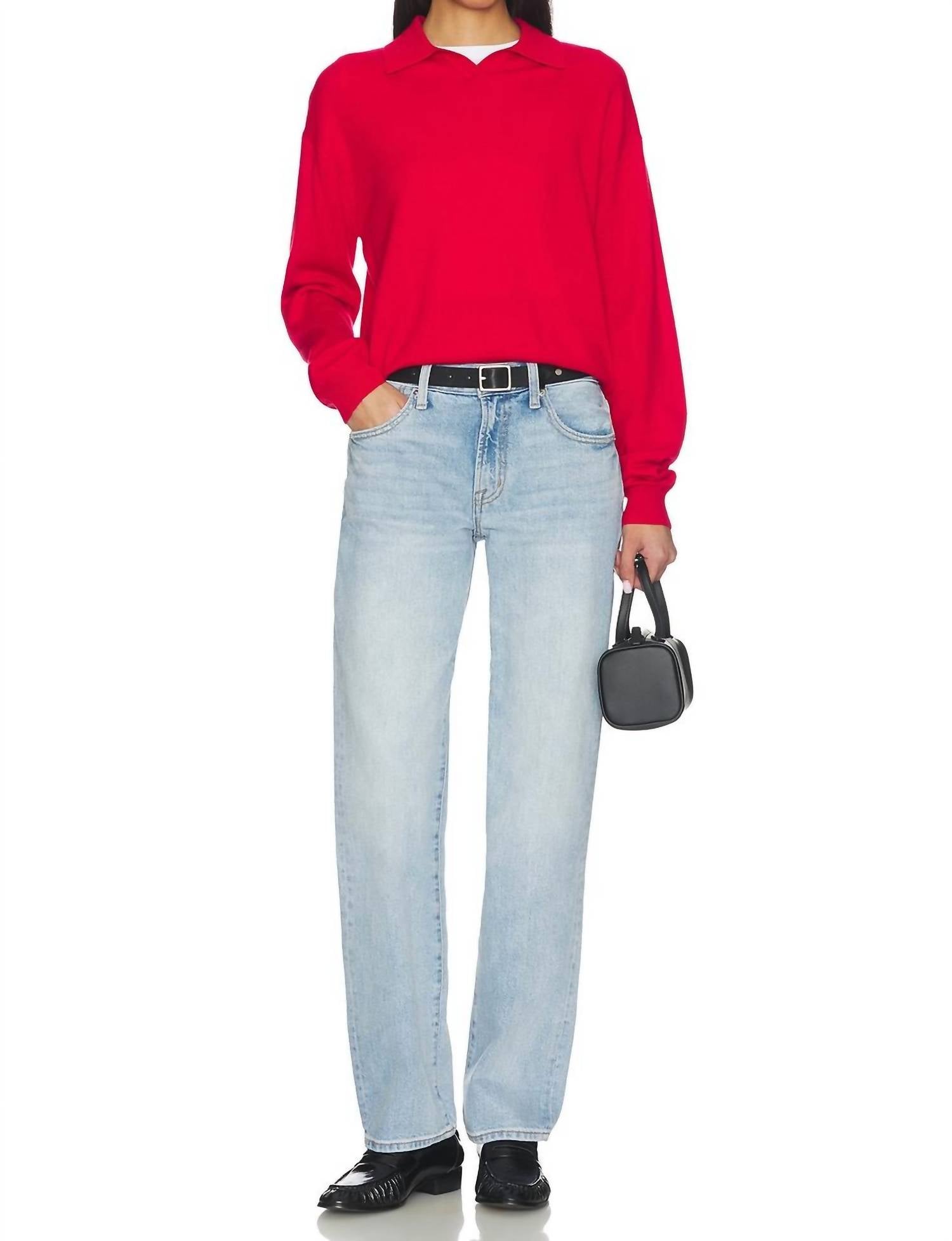 Pistola - Issa Mid Rise Relaxed Straight Jeans