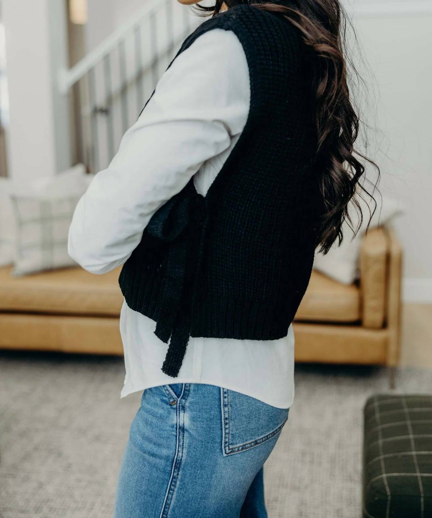 Mikarose - Cable Knit Sweater Vest