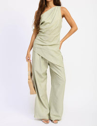 Emory Park - Wide Leg Pinstripe Pant