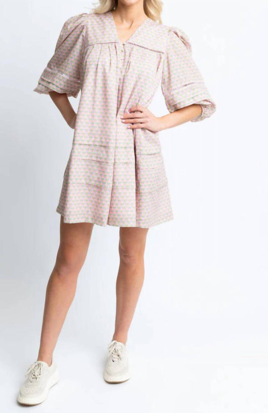 Karlie - FLORAL PUFF SLEEVE DRESS