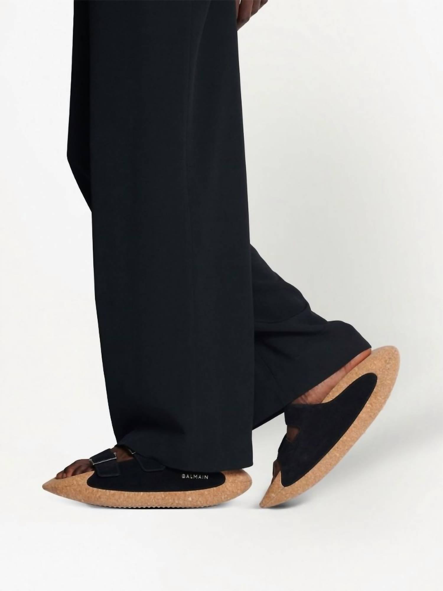Balmain - Women's Chunky Sole Flip Flop Sandals