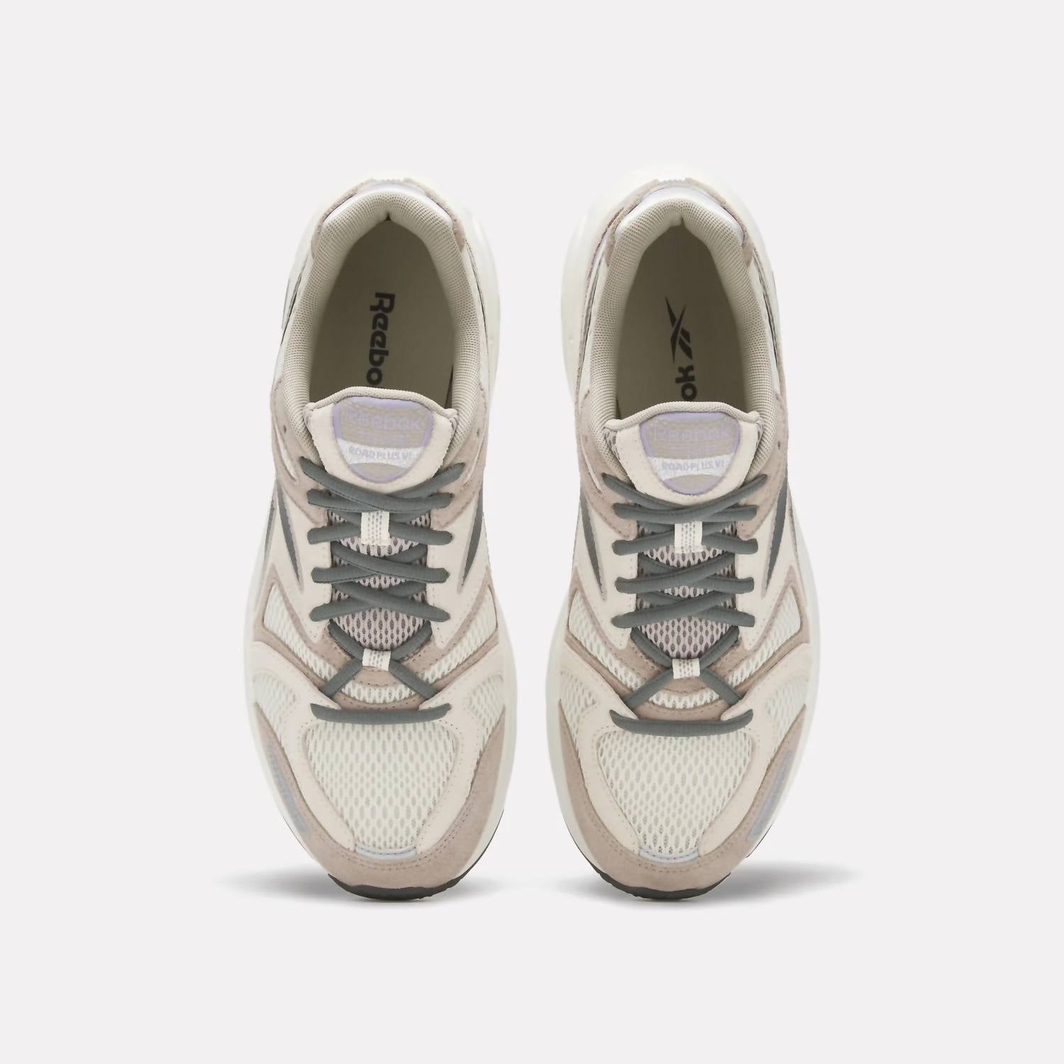 Reebok Men's Premier Road Plus Vi Shoes in ash alabaster chalk - men's sneaker - detail view