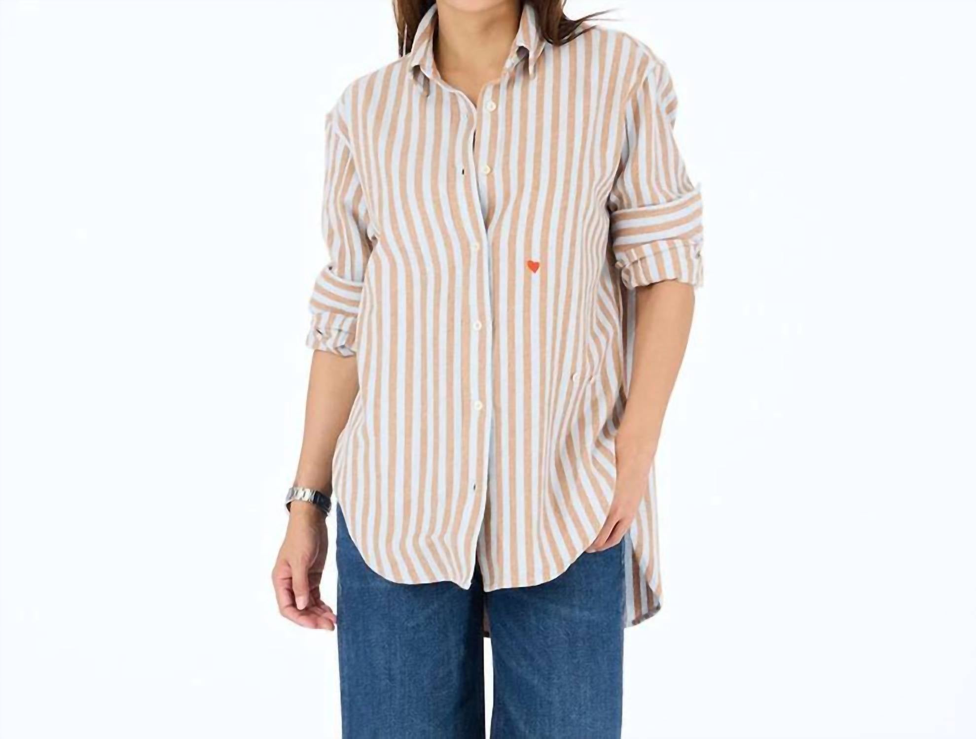 Kerri Rosenthal - Jack Stripe Flannel Shirt