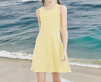 Good Girl - Daisy Cutout Back Sleeveless Dress