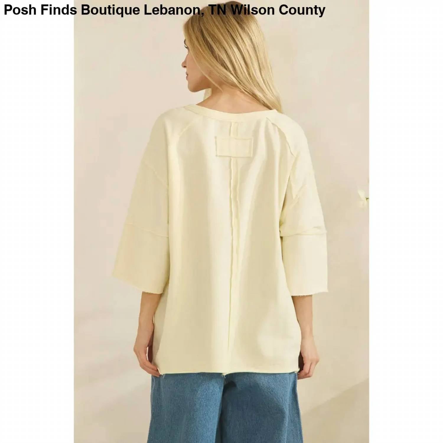 Sage+Fig - Women's Love Heart Patchwork Top