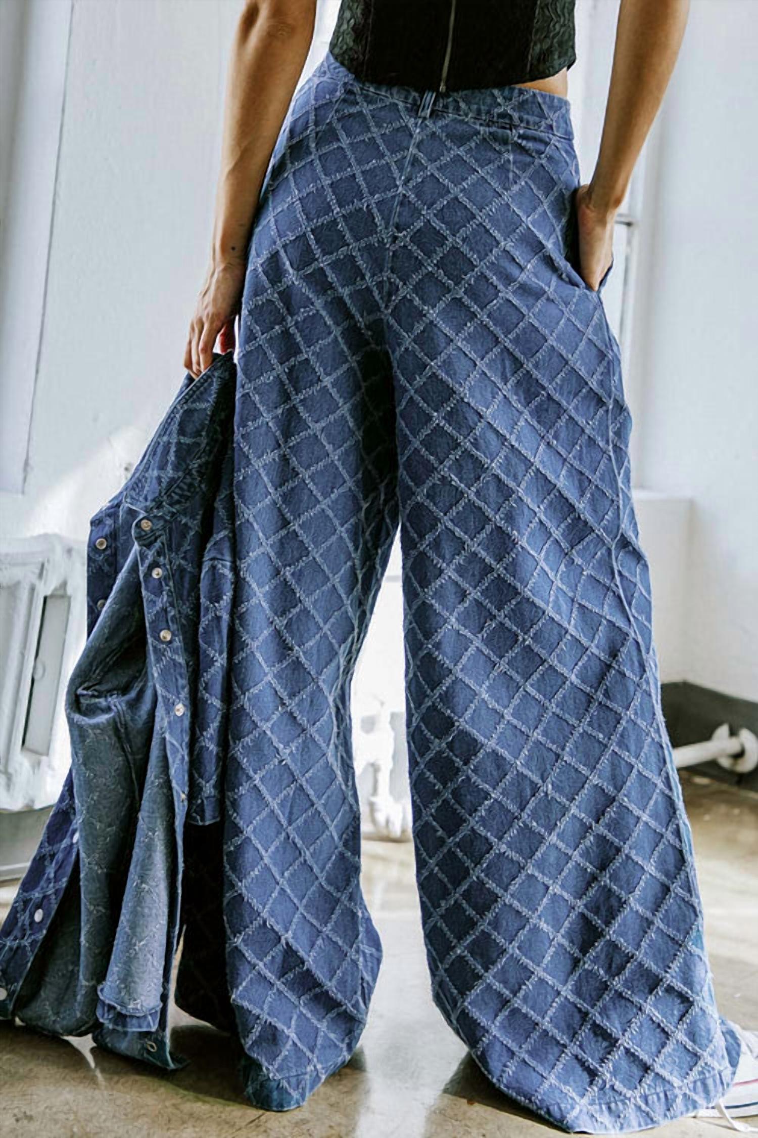 Flying Tomato - It's A Secret Denim Pants