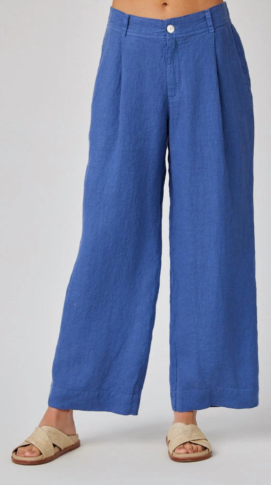 Bella Dahl - Pleated Wide Leg Ankle Pant