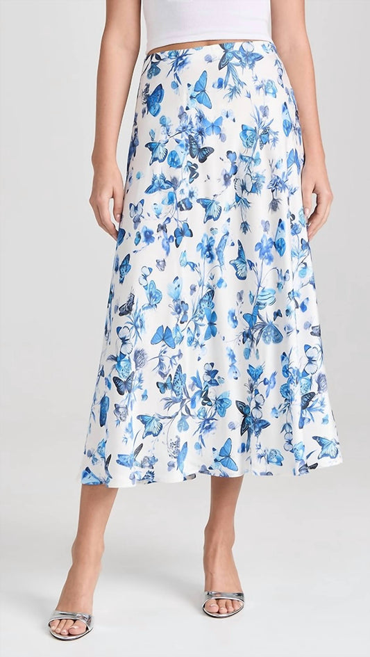 L'Agence - Clarisa Bias Midi Skirt