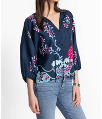 Johnny Was - Harlyn Button Front Blouse Plus