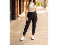Julia Rose Reagan Jogger Pant in black - women's pants