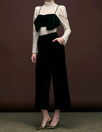 Maude - Mindy Bow Crop Top
