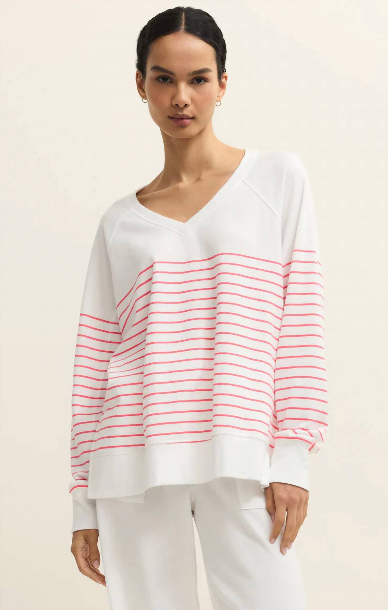 Z Supply - Weekender V-neck Sweatshirt
