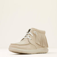 ARIAT Women's Hilo High-top Fringe Suede Casual Shoe in sand - women's sneaker - view 6