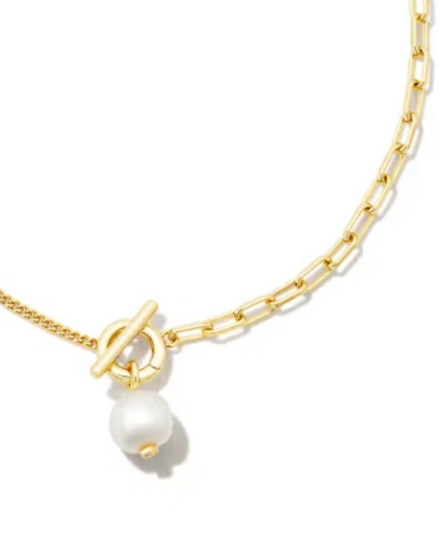 Kendra Scott - Women's Leighton Convertible Pearl Chain Necklace