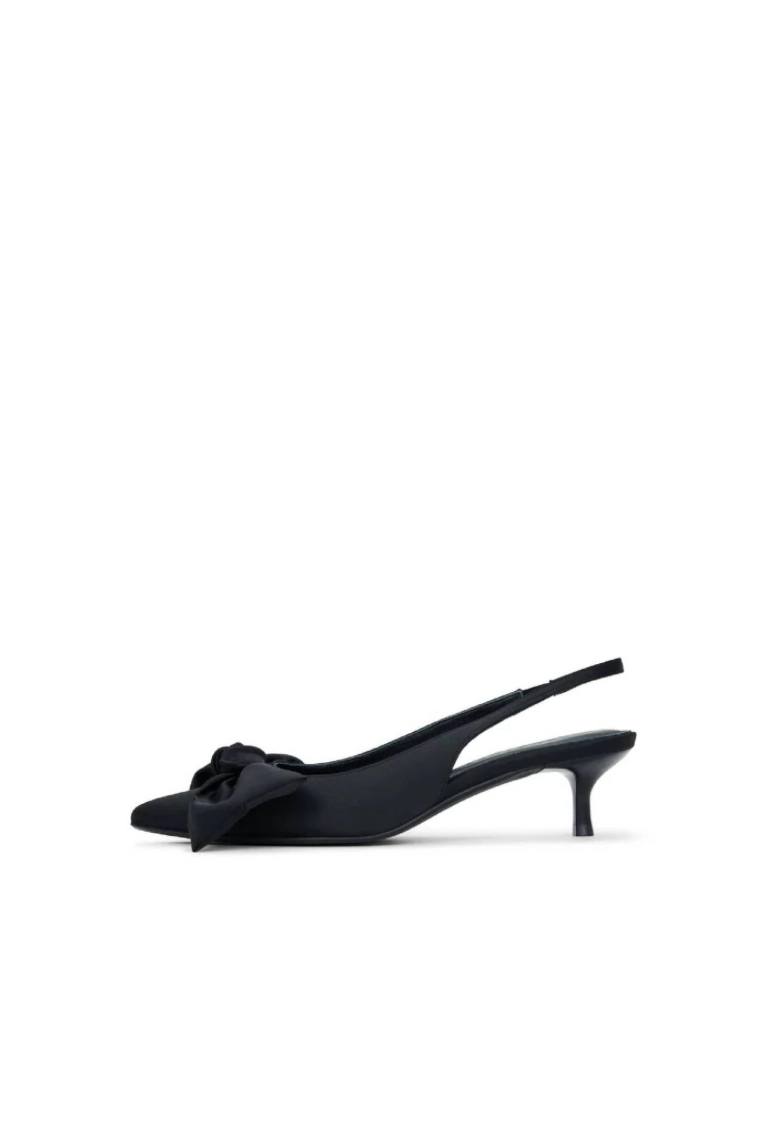 Yosi Samra - Women's Elise Satin Slingback Heels