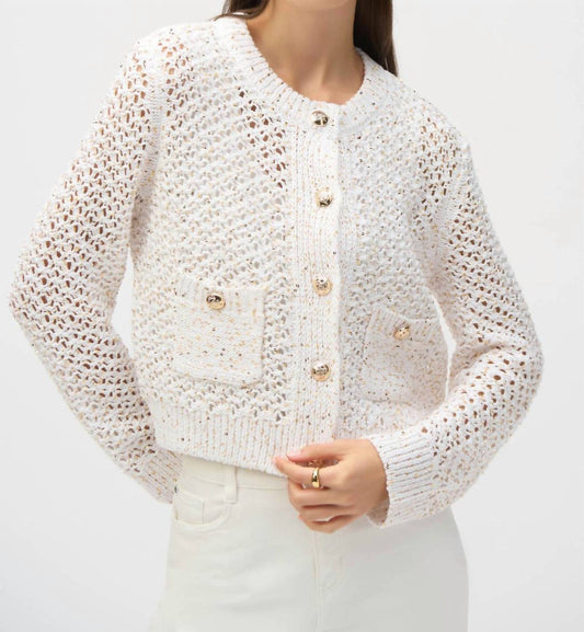 Joseph Ribkoff - Open Knit Cardigan