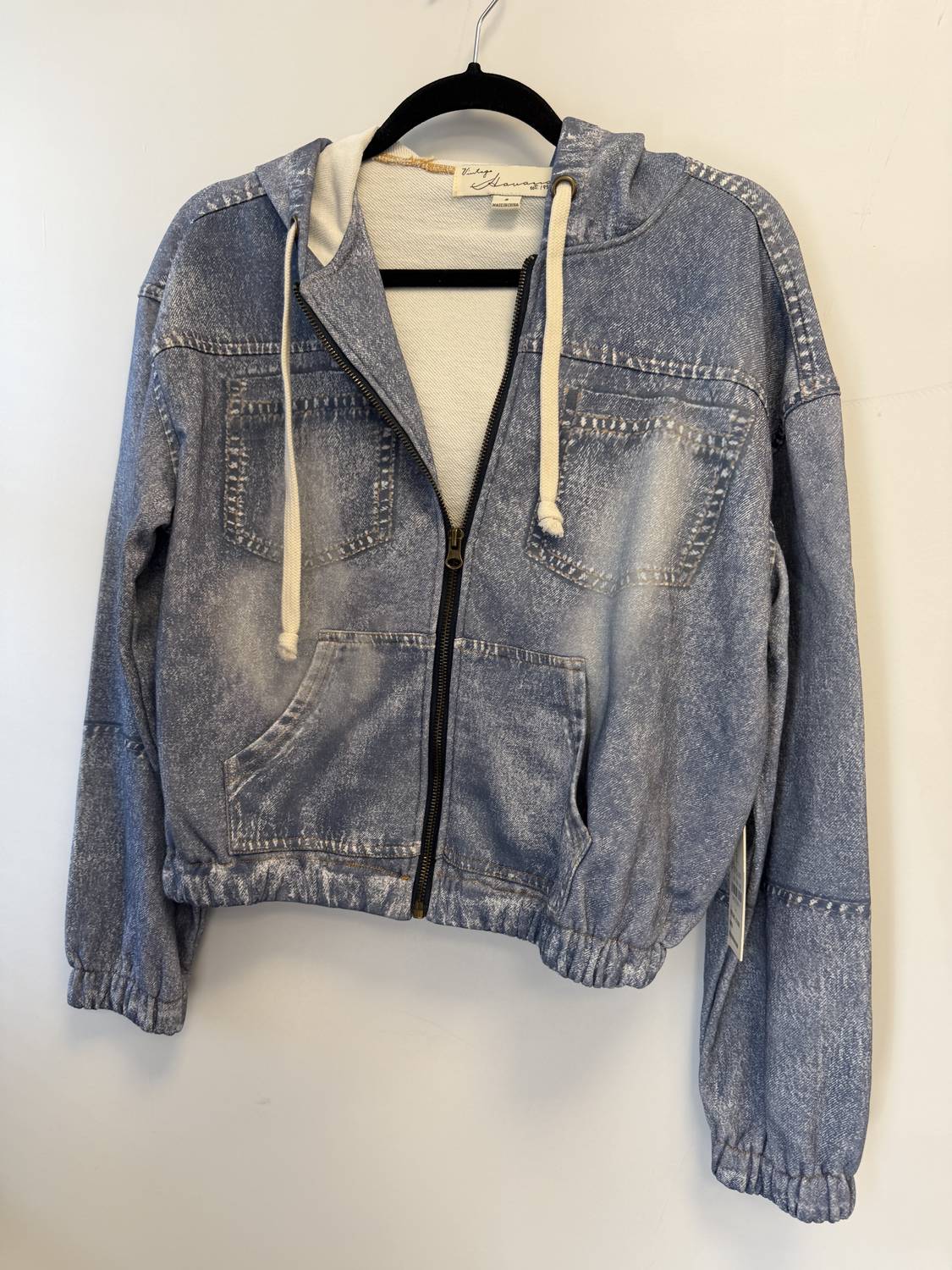 Vintage Havana - Crop zip up Jacket