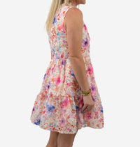 Fate - Pastel Eyelet Mini Dress