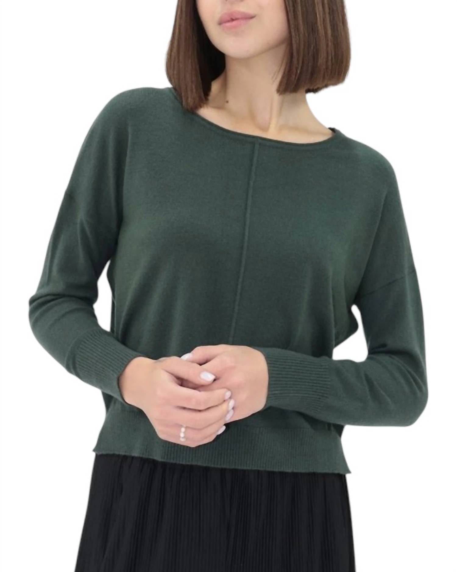 Another Love Pema Soft Sweater in rainforest - women's sweater