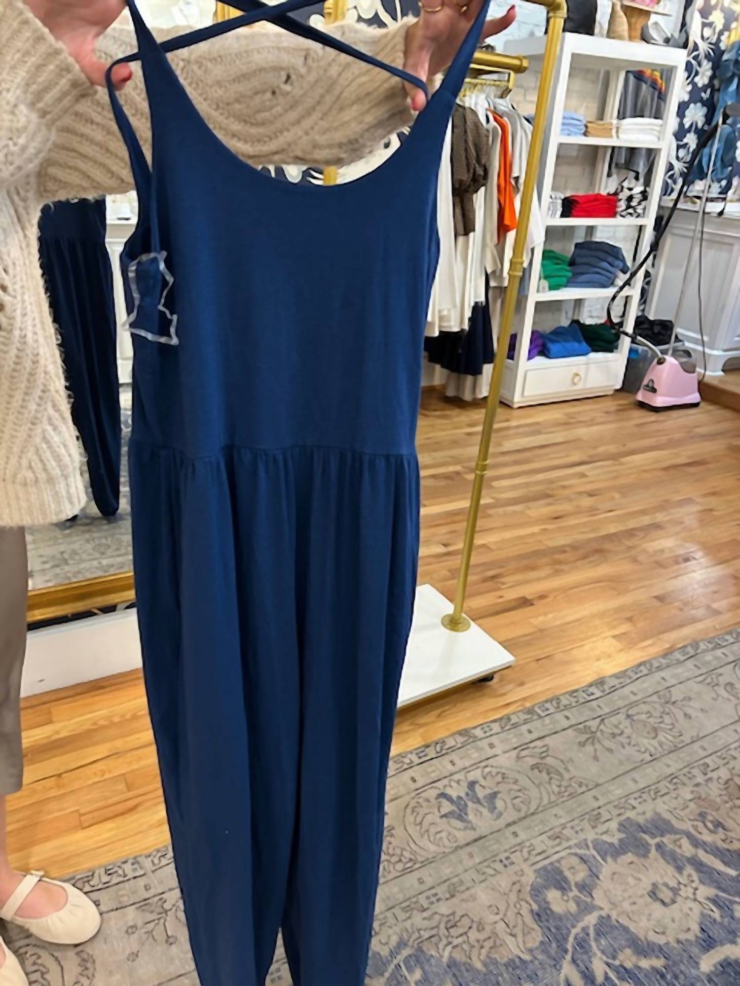 Bobi - Women's Cross back tank jumpsuit
