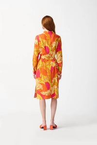Joseph Ribkoff - Floral Print Shirt Dress