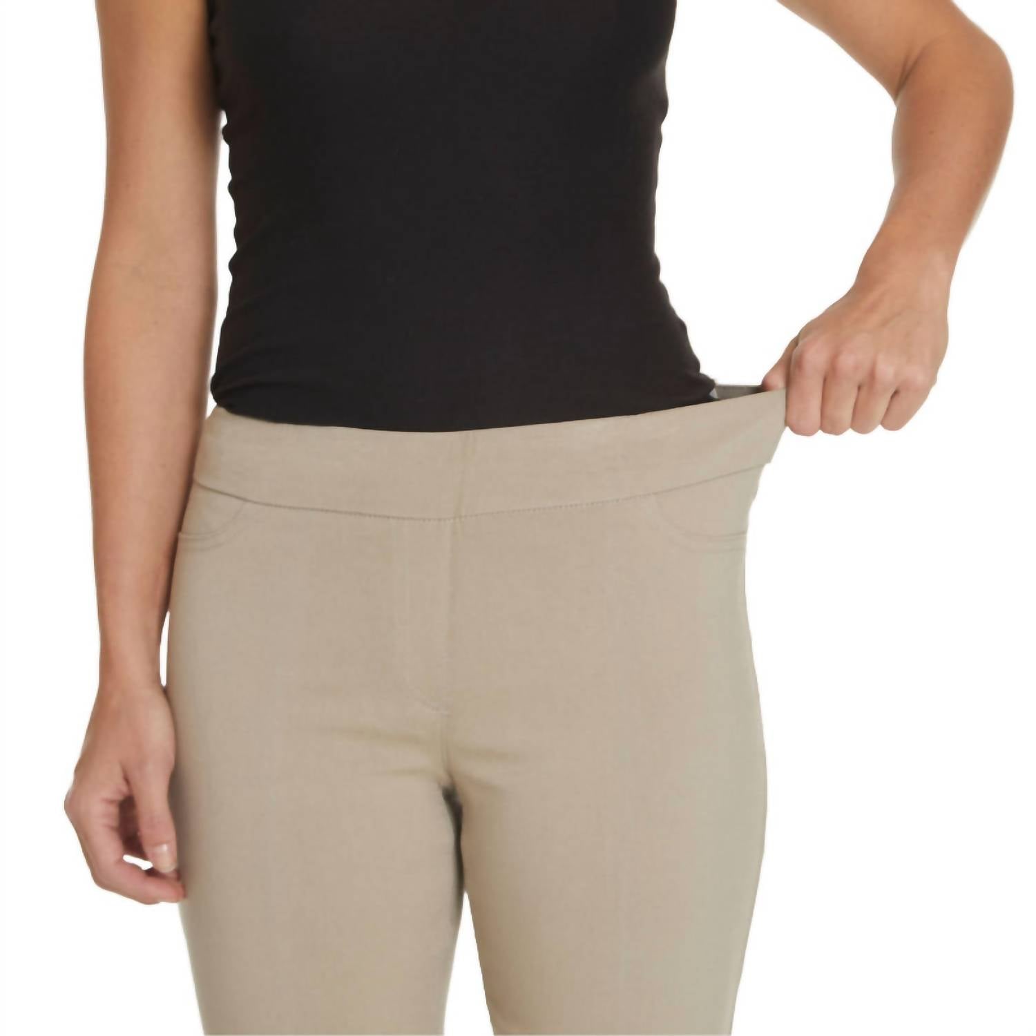 Slimsation By Multiples - Wrinkle-resistant Incoming Capri