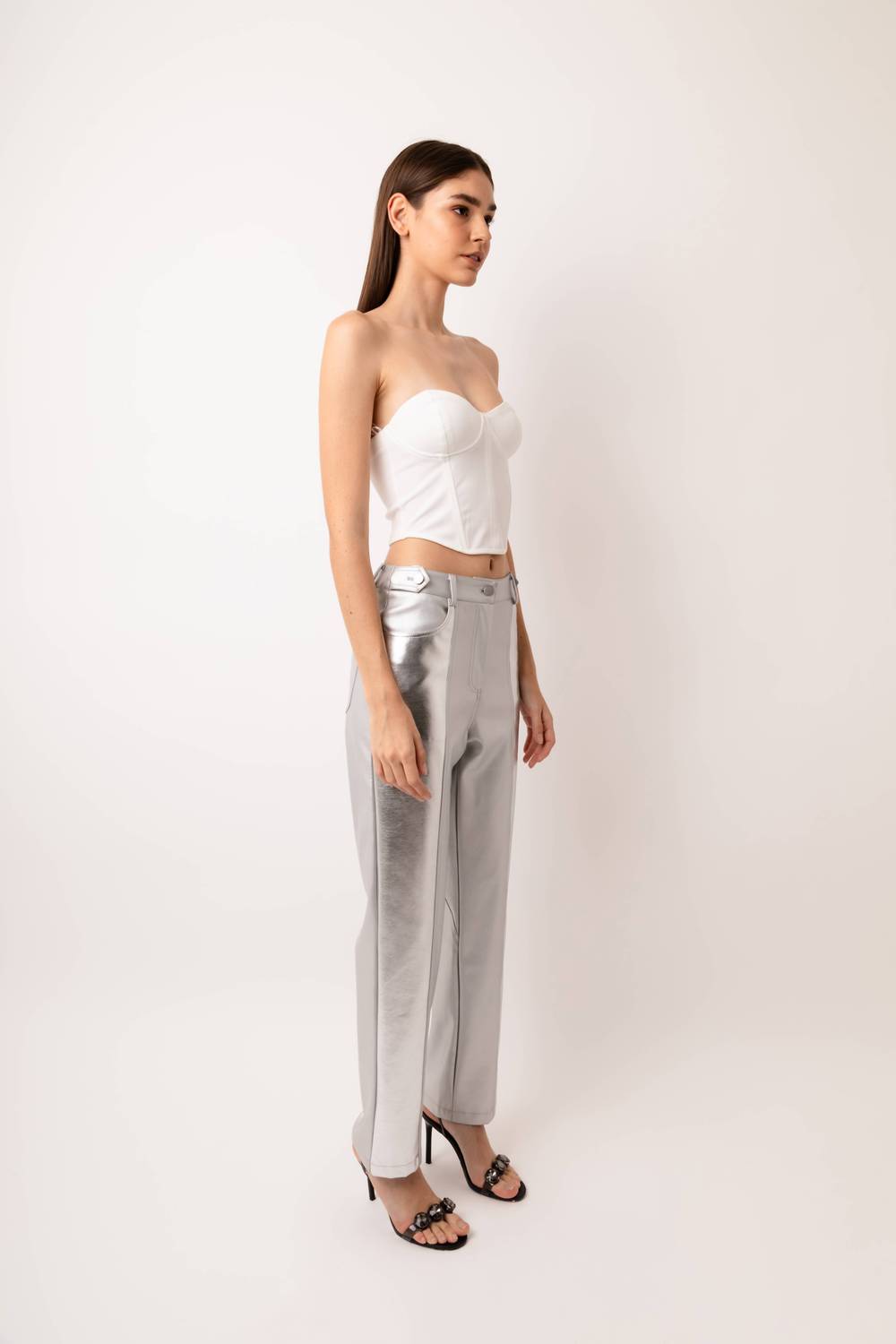 Amylynn - Lupe Metallic Straight Pant