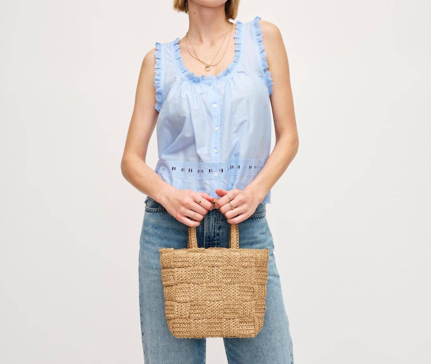 Urban Expressions - Women's Chiara Woven Crossbody Bag