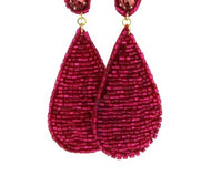Suzie Q Usa - Women's Seed Bead Teardrop Earrings