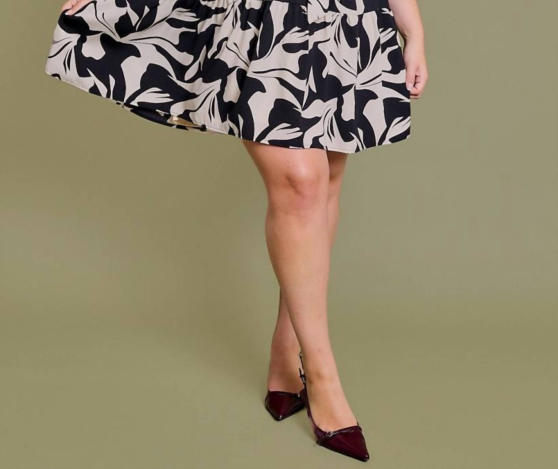 Gilli - Abstract Midi Dress