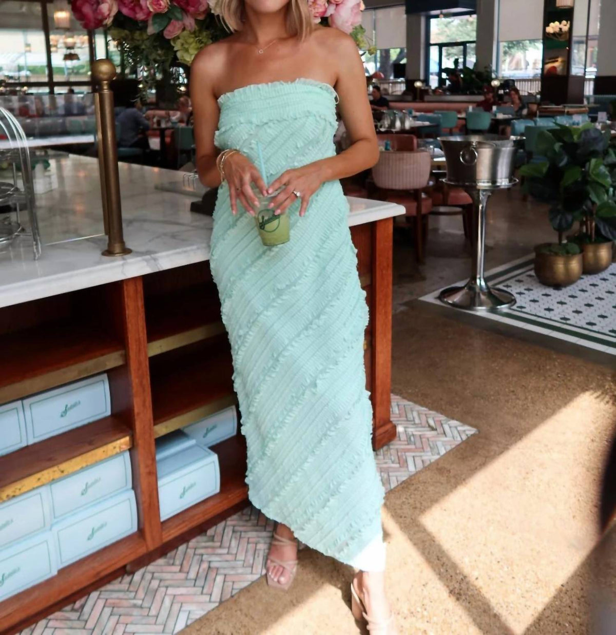2.7 August Apparel - Ripple Effect Maxi Dress
