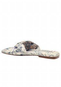Free People - Women's Tia Ruched Printed Thong Sandal