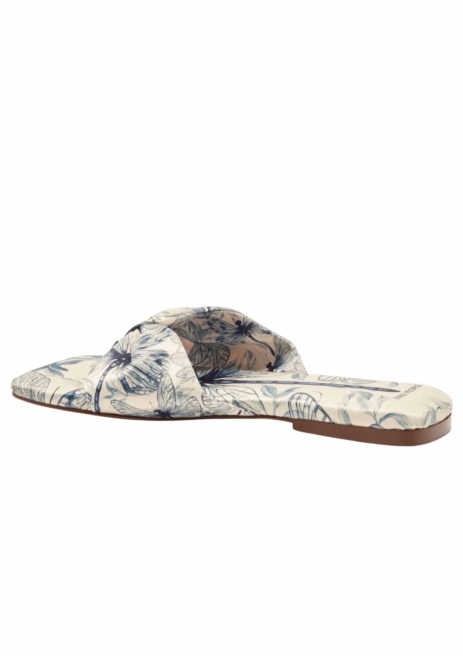 Free People - Women's Tia Ruched Printed Thong Sandal