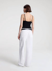 A.L.C. - Alba Silk Knit And Lace Camisole Top