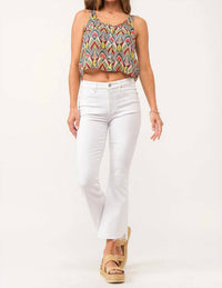 Dear John Denim - Jeanne Mid Rise Cropped Flare Jeans