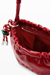 Desigual Women's Small Logo Crossbody Bag in red - women's bag - view 4