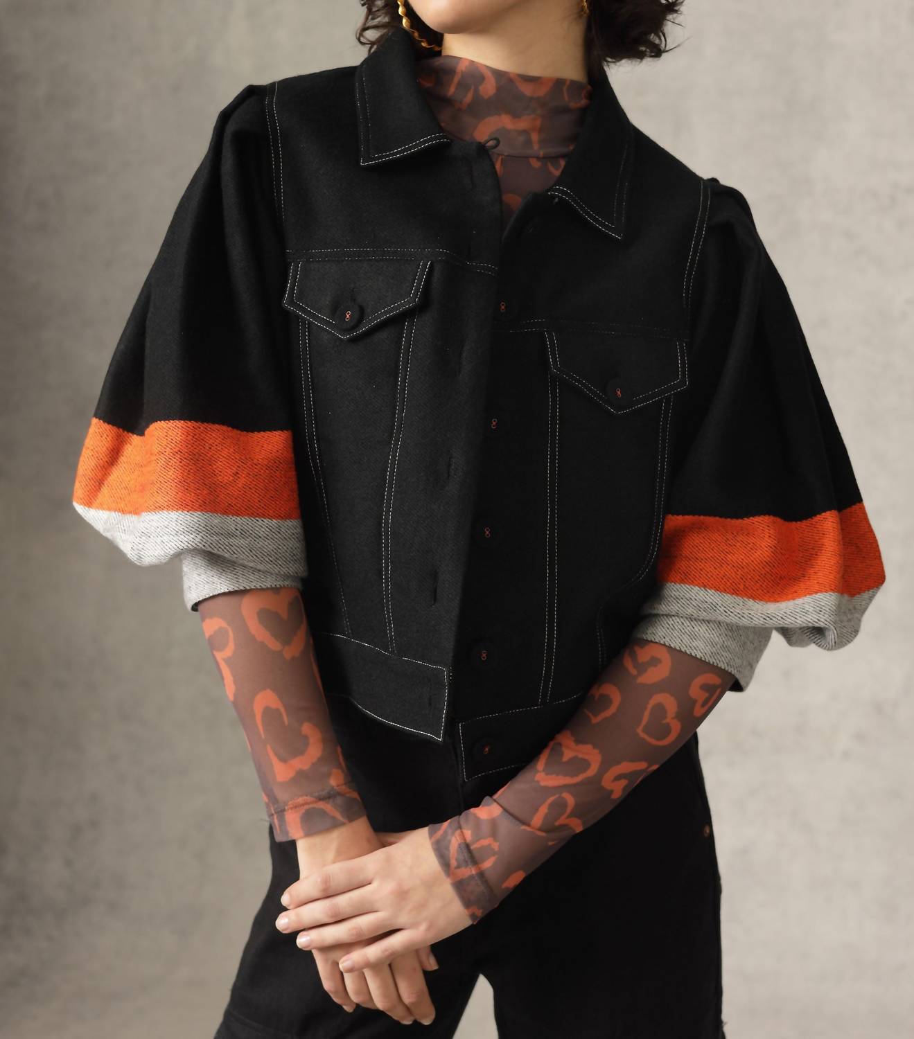 Emily Lovelock - Judy Puff Sleeve Jacket
