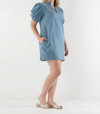 Emily Mccarthy - Hampton Denim Mini Dress